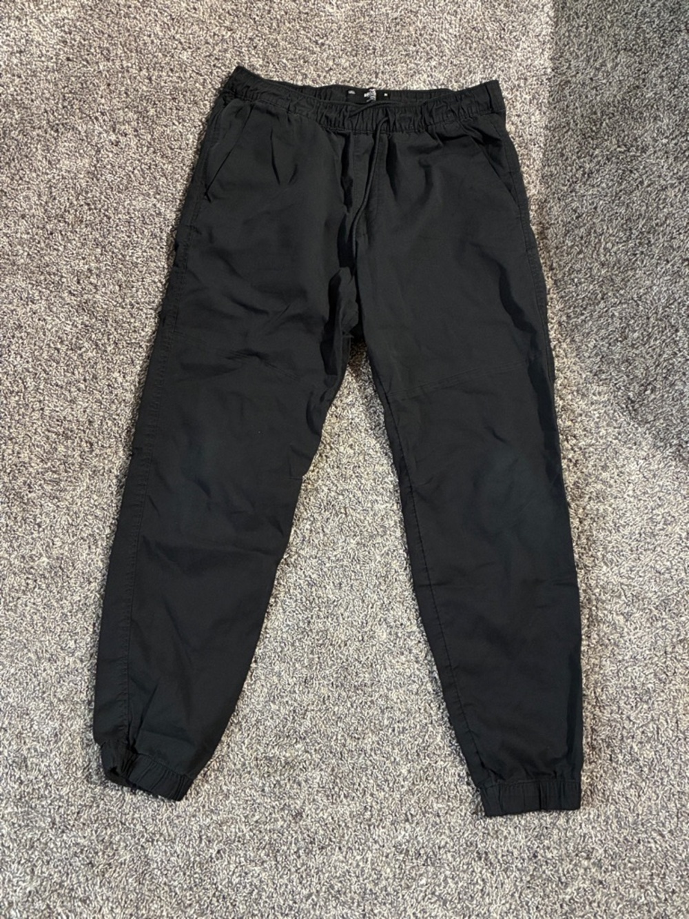 HOLLISTER TRACK PANTS Men's Black Elastic Waist